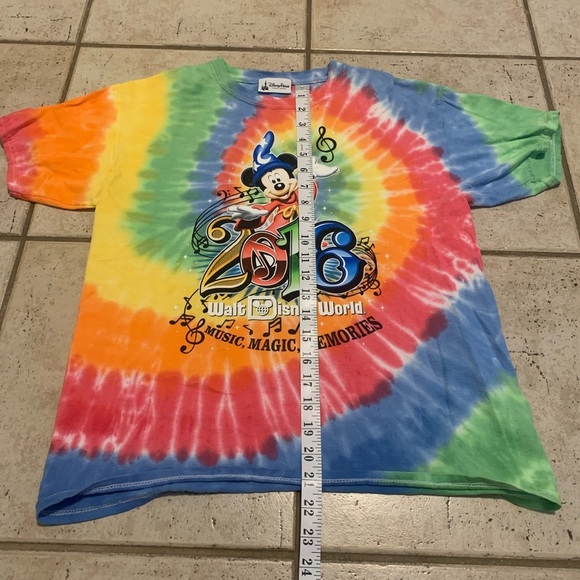 💙 Disney Parks 2016 Walt Disney World Music Magic Tie-Dye T-Shirt M (Youth) - Picture 6 of 6